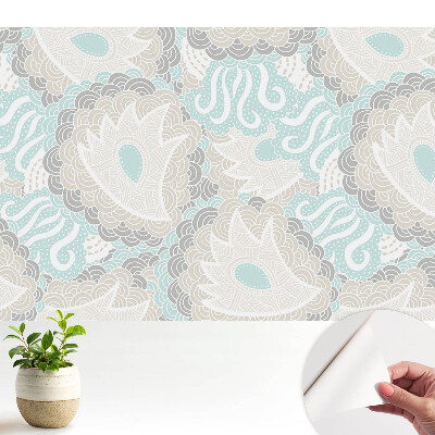 Tapéta finom absztrakt hullámokkal és örvényekkel