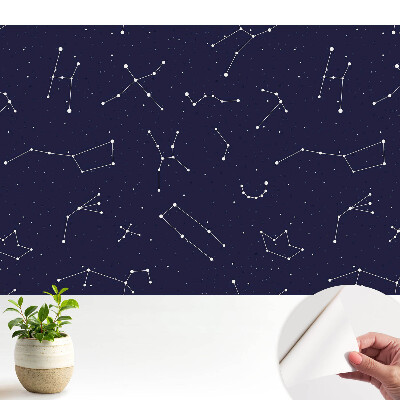 Öntapadó tapéta Kozmosz éjszakai minta