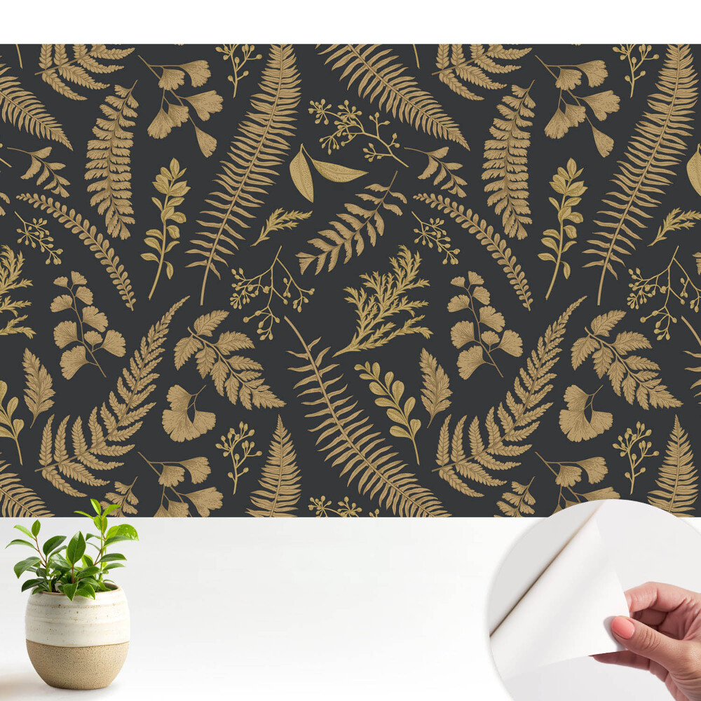 Tapéta Botanikus levélminta elegancia természet