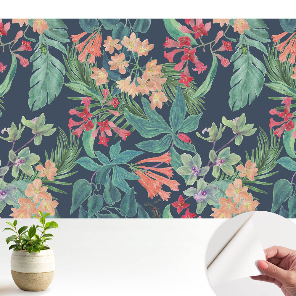 Dekor tapéta Egzotikus növények, elegáns színek