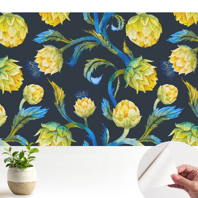 Öntapadós tapéta akvarell virágmintával az elegáns és élénk hatásért