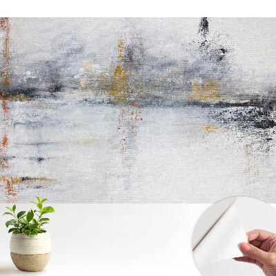 Dekorációs tapéta elmosódott absztrakt mintával, harmonikus megjelenéssel