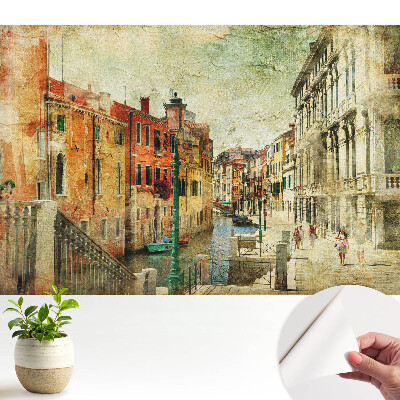 Modern tapéta, Nosztalgia bájos utcái mintával