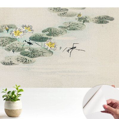 Dekor tapéta Tavirózsák a víz ellen