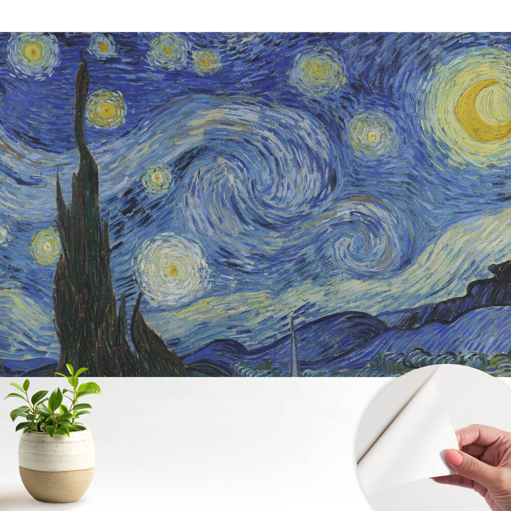 Dekor tapéta Absztrakt csillagok és kavargó felhők