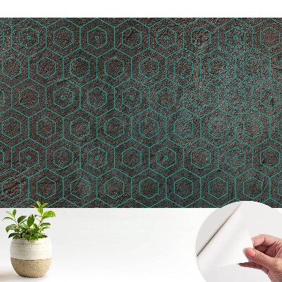 Öntapadó tapéta Hatszögletű minták modern stílusban