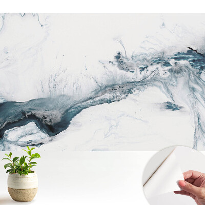 Dekortapéta ecsetmozgásos, absztrakt foltokkal