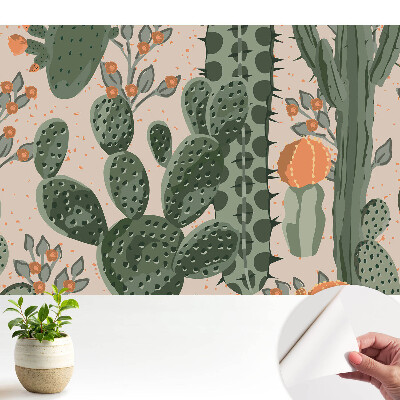 Tapéta Kaktuszok modern mintázatú
