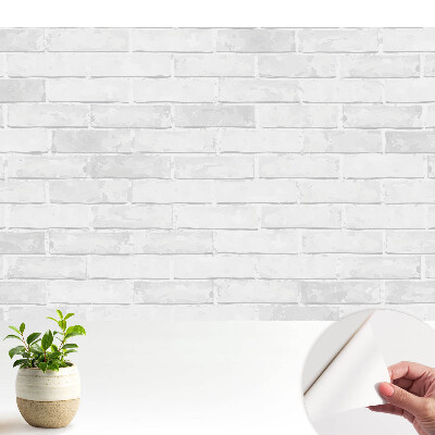 Modern tapéta téglafal mintával, kortárs stílusban