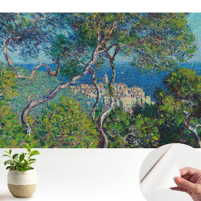 Öntapadós falmatrica, tengerparti idill mintával