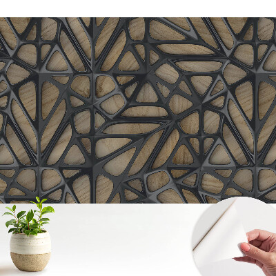 Modern áttört fa mintázatú tapéta modern dizájnnal