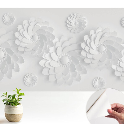 Dekor tapéta Virágos spirálok modern stílusban