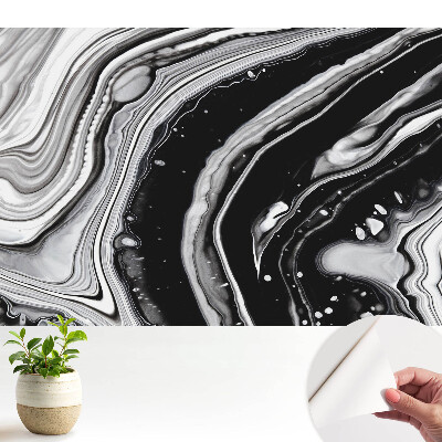 Öntapadós tapéta Absztrakt vonalak szürke árnyalatokban