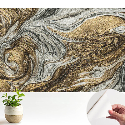 Dekor tapéta Absztrakt örvények és hullámok meleg árnyalatokban