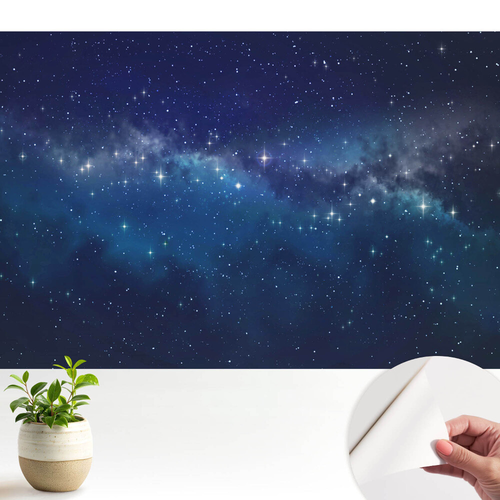 Tapéta Kozmikus éjszakai tájkép