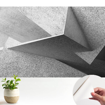 Öntapadós tapéta nyers térbeli formákkal, minimalista stílusban