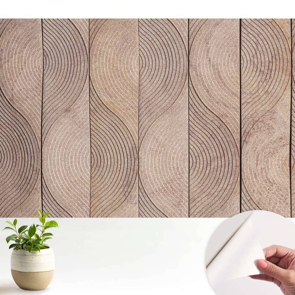 Dekor tapéta Geometrikus vonalak hullámok természet