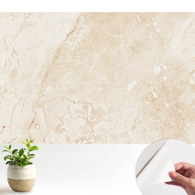 Öntapadós tapéta Elegáns bézs márvány