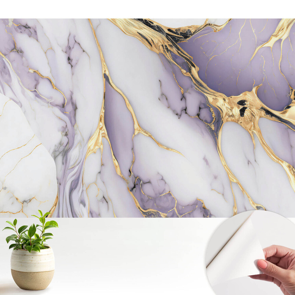 Öntapadó tapéta Absztrakt márvány hullámok