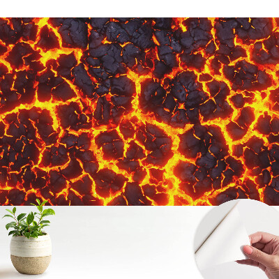 Modern tapéta energikus absztrakt lávamintával