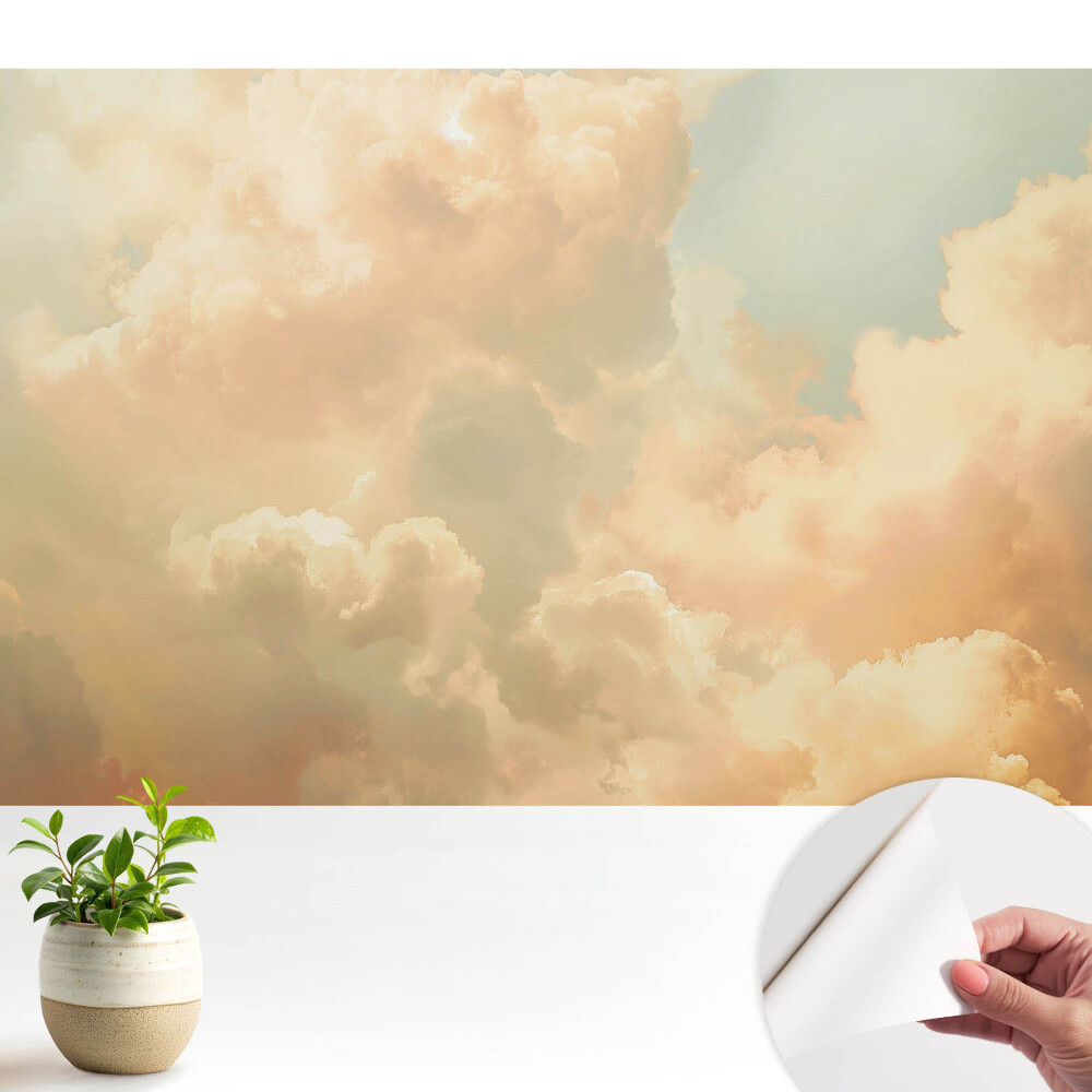 Öntapadós tapéta falra Pasztell felhők álmok béke