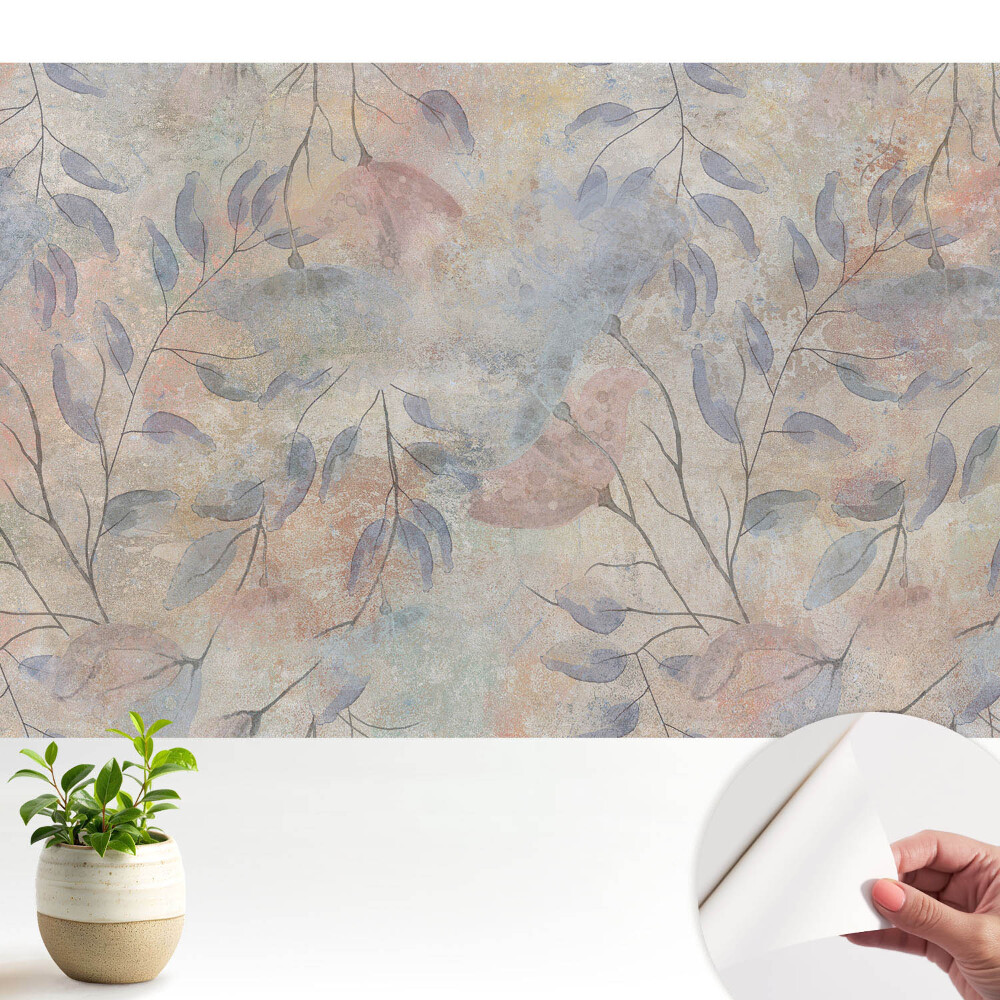 Öntapadó tapéta Finom gallyak és levelek