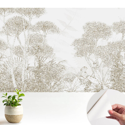 Tapéta egzotikus dzsungel tájkép