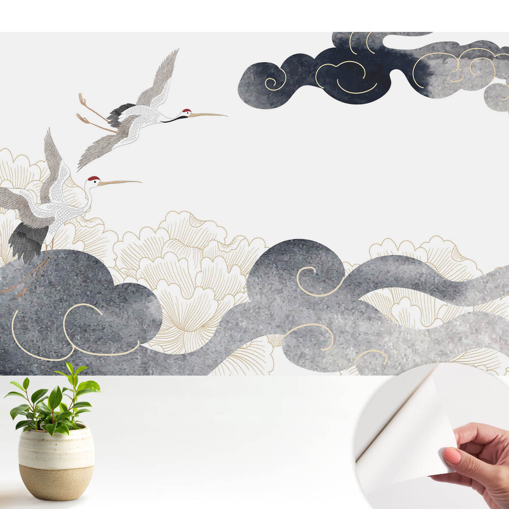 Dekor tapéta Daruk és felhők klasszikus stílusban