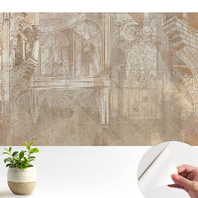 Tapéta klasszikus építészeti díszítéssel