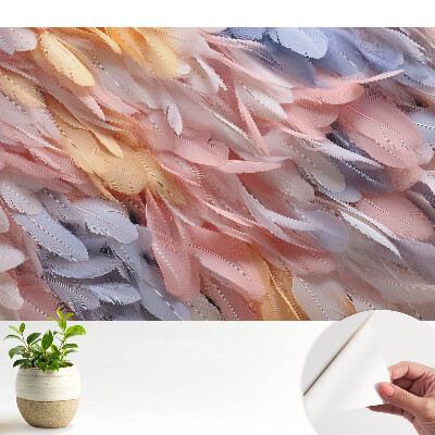 Öntapadós tapéta, pasztell tollmintával