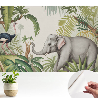 Dekor tapéta A természet egzotikuma klasszikus stílusban