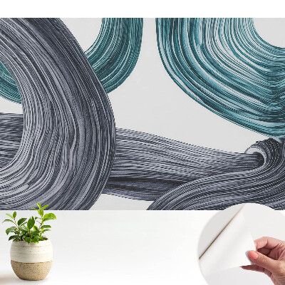 Dekor tapéta térbeli vonalakkal és absztrakt kompozícióval