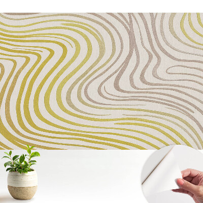 Öntapadós tapéta Érzéki minta hullámos vonalakkal