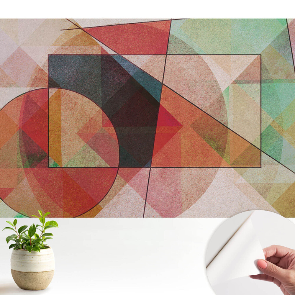 Dekor tapéta Színes geometriai formák, amelyek inspirálnak