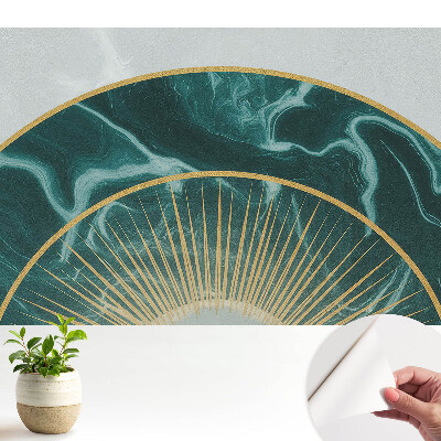 Öntapadós tapéta dekoratív zöld márvány mintával