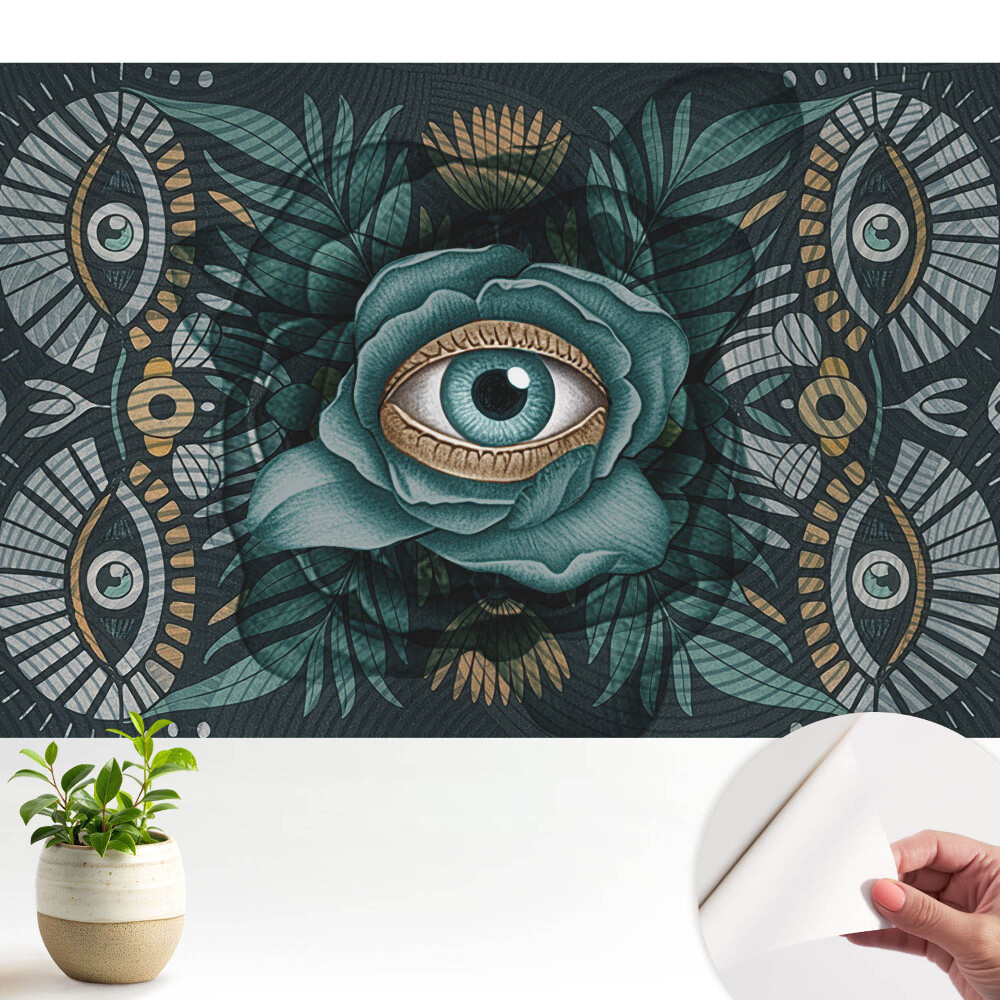 Öntapadós tapéta falra Bohém stílusú szem