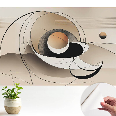 Öntapadós tapéta absztrakt mintával a modern elegancia jegyében