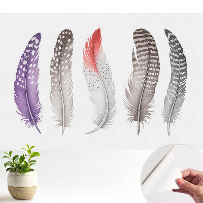 Dekor tapéta színes tollmintával modern stílusban