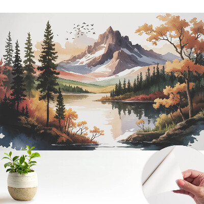 Öntapadó tapéta Őszi hegyi panoráma