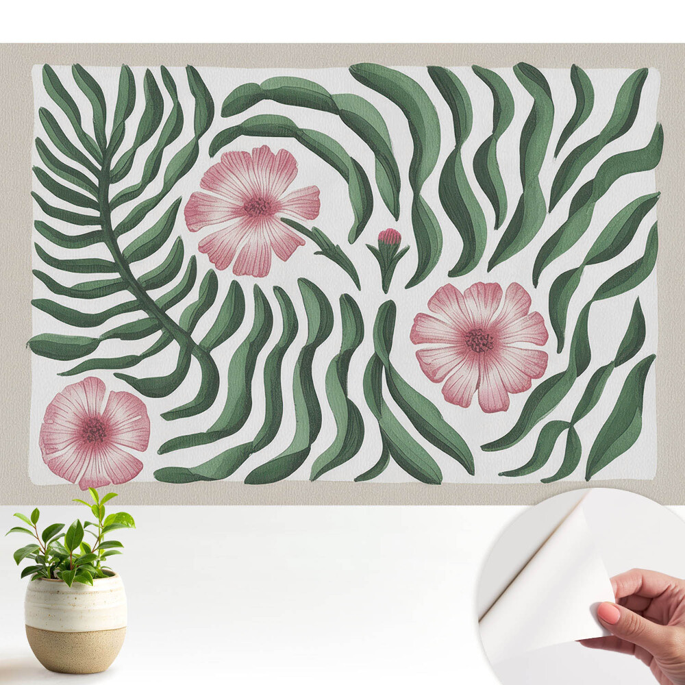 Öntapadó tapéta Növényi szimmetria elegancia természet