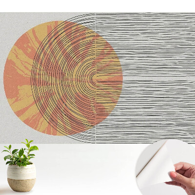 Öntapadós tapéta Absztrakt modernitás mintázattal, energia- és vonalmotívummal