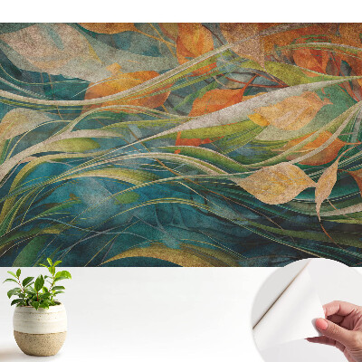 Öntapadó tapéta természetes levélmotívummal