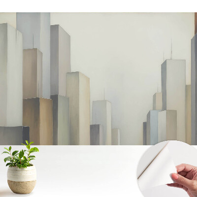 Öntapadós tapéta modern városi panorámával