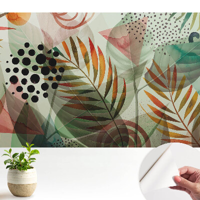 Modern tapéta absztrakt geometrikus mintákkal