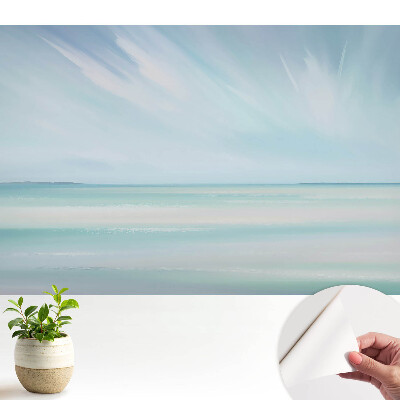 Modern tapéta pasztell ég- és tengerharmóniával