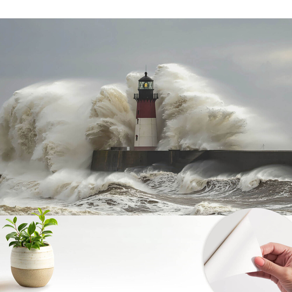 Modern tapéta Viharos világítótorony