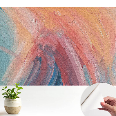 Öntapadós tapéta falra A színek és érzelmek absztrakt játéka