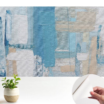 Modern tapéta Absztrakt kék és bézs minta