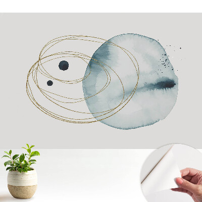 Tapéta finom absztrakcióval és harmonikus, modern megjelenéssel