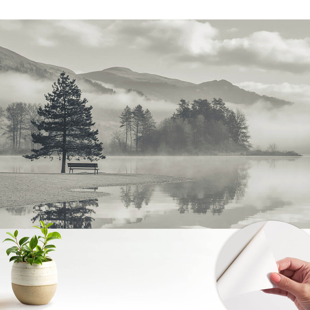 Dekor tapéta Bájos köd a tó felett klasszikus stílusban